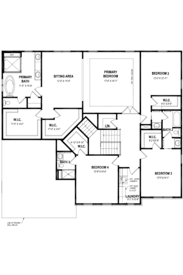 Second Floor floorplan image for Lot 27 Sorrento 2.0 - Move-In Now