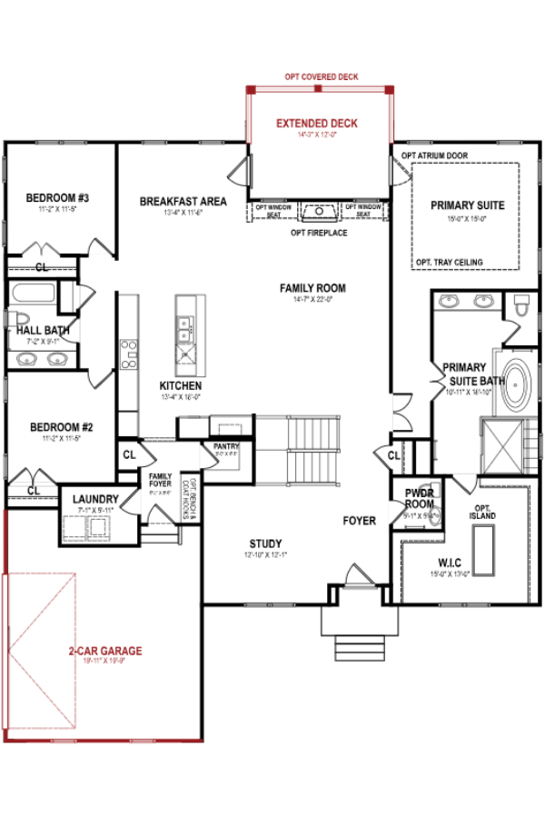 First Floor floorplan image for Lot 19 Belina