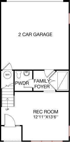 Lower Level floorplan image for 12C Greenwich