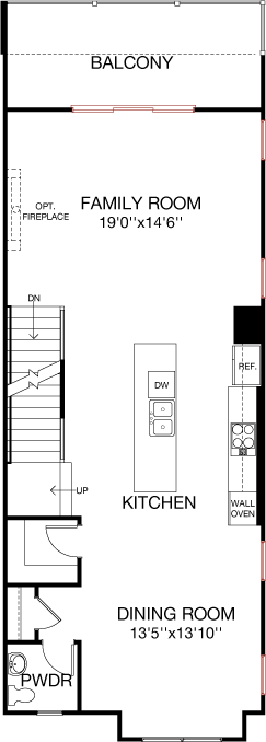 First Floor floorplan image for 14C Gramercy