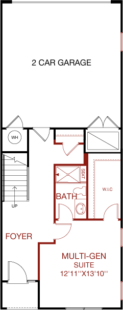 Lower Level floorplan image for 14C Gramercy