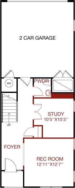Lower Level floorplan image for 16C Gramercy