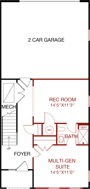 Lower Level floorplan image for 18C Chelsea