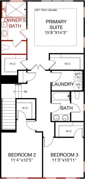 Second Floor floorplan image for 18C Chelsea
