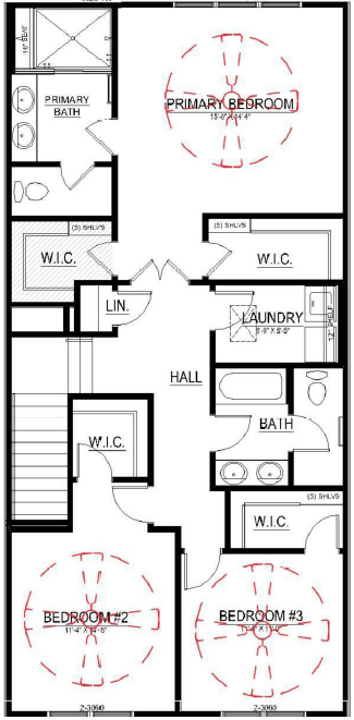 Second Floor floorplan image for 40B Chelsea