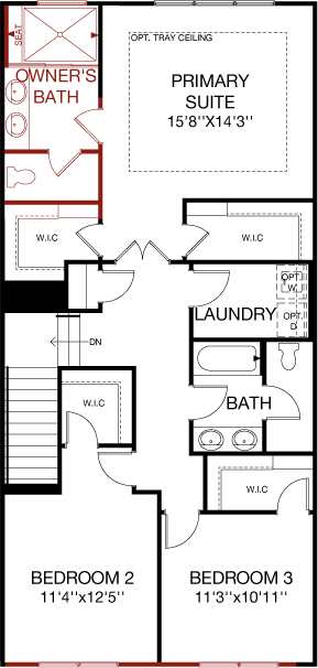 Second Floor floorplan image for 44B Chelsea