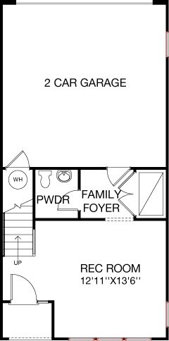 Lower Level floorplan image for 47B Greenwich
