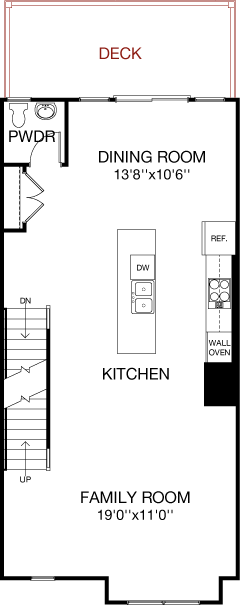 First Floor floorplan image for 48B Greenwich