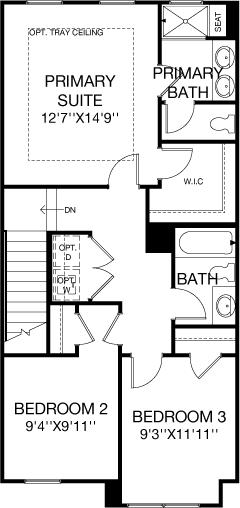 Second Floor floorplan image for 48B Greenwich