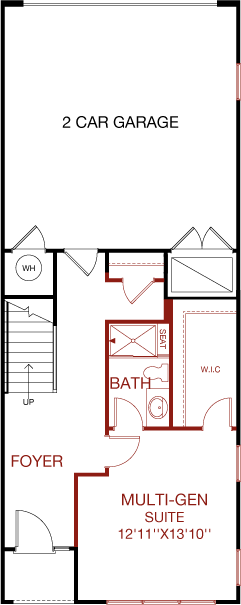 Lower Level floorplan image for 50B Gramercy