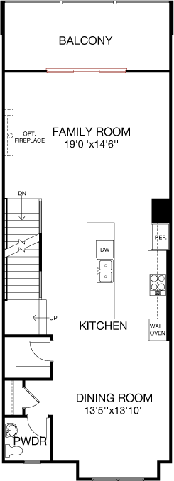 First Floor floorplan image for 51B Gramercy