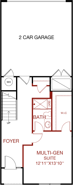 Lower Level floorplan image for 51B Gramercy