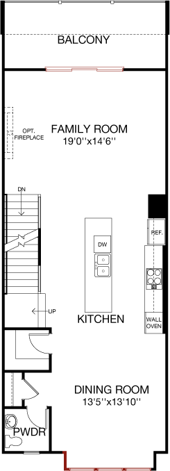First Floor floorplan image for 52B Gramercy