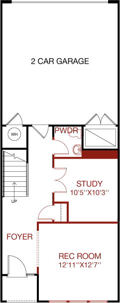 Lower Level floorplan image for 52B Gramercy