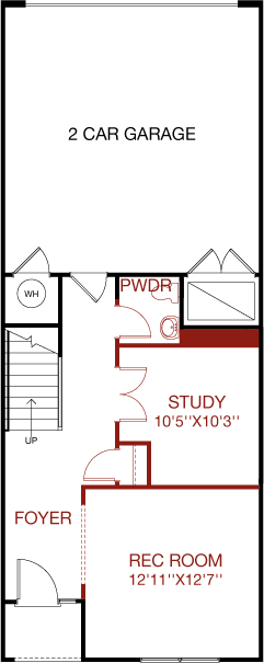 Lower Level floorplan image for 53B Gramercy