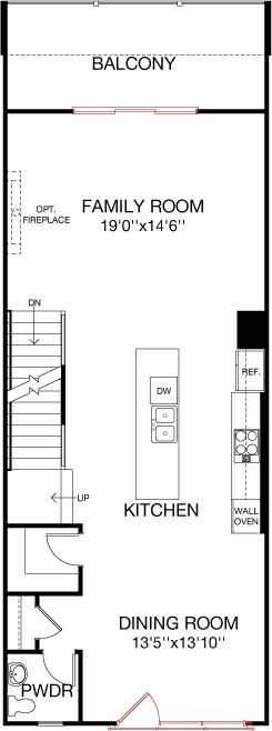 First Floor floorplan image for 54B Gramercy