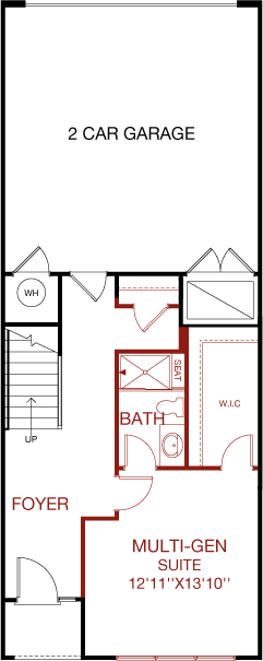 Lower Level floorplan image for 54B Gramercy