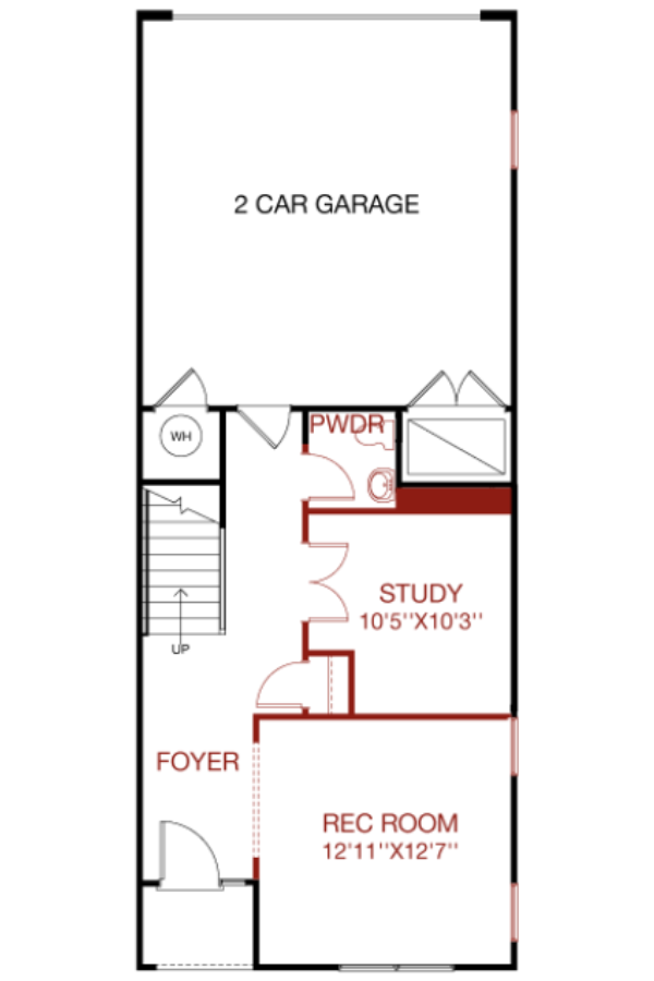 Lower Level floorplan image for 55B Gramercy