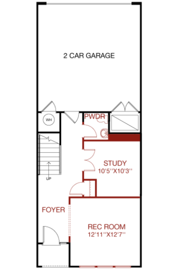 Lower Level floorplan image for 57B Gramercy