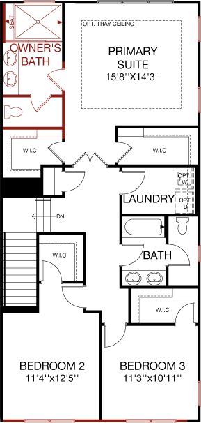 Second Floor floorplan image for 3C Chelsea