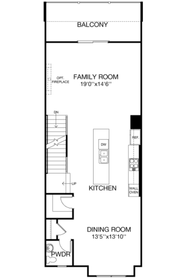 First Floor floorplan image for 21D Gramercy