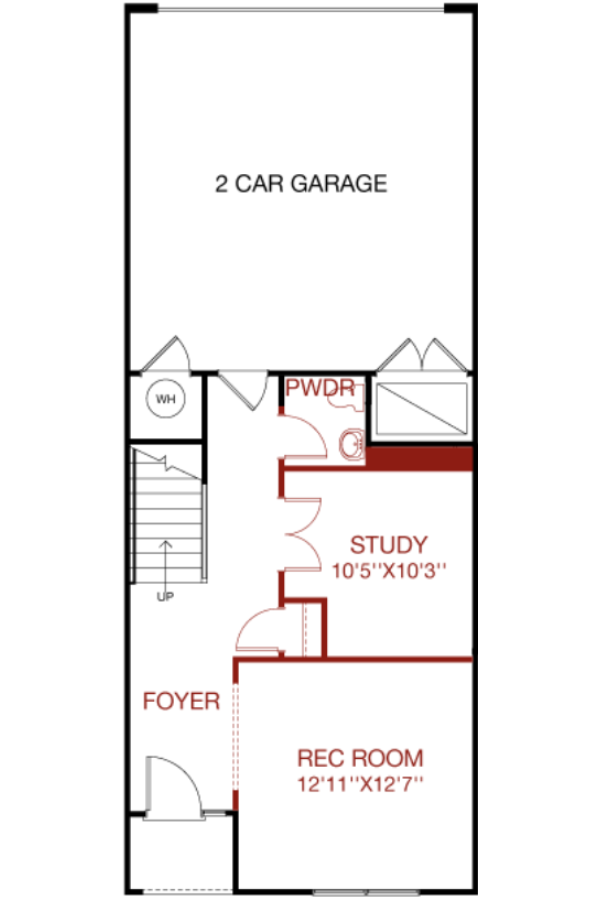 Lower Level floorplan image for 21D Gramercy