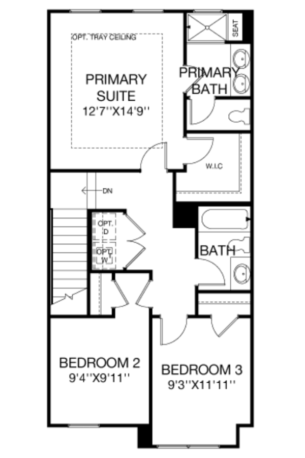 Second Floor floorplan