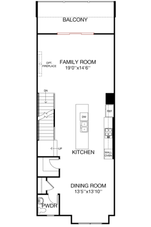 First Floor floorplan image for 22D Gramercy