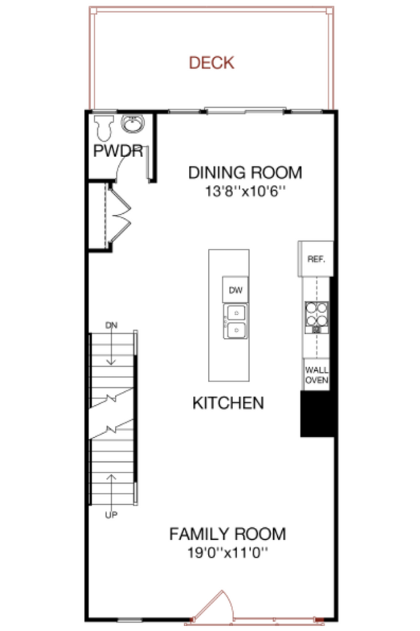 First Floor floorplan image for 22F Greenwich