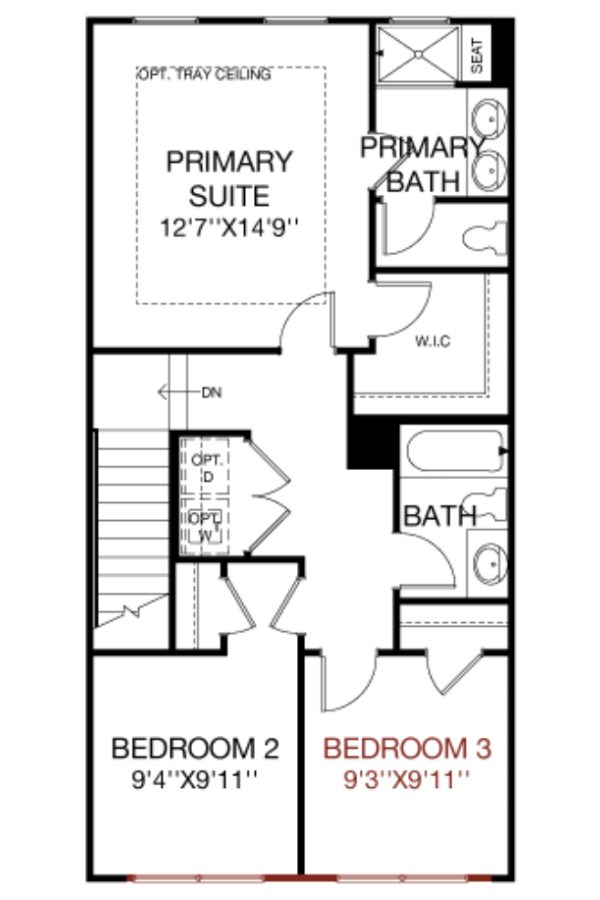 Second Floor floorplan image for 22F Greenwich