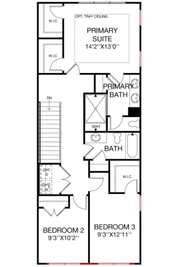 Second Floor floorplan image for 24D Gramercy