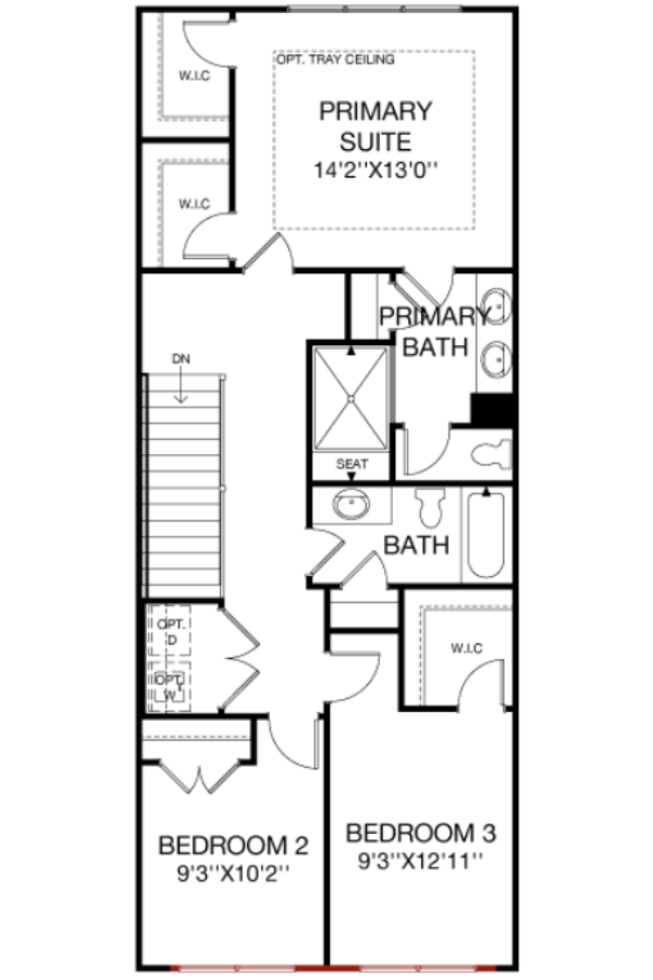 Second Floor floorplan image for 26D Gramercy