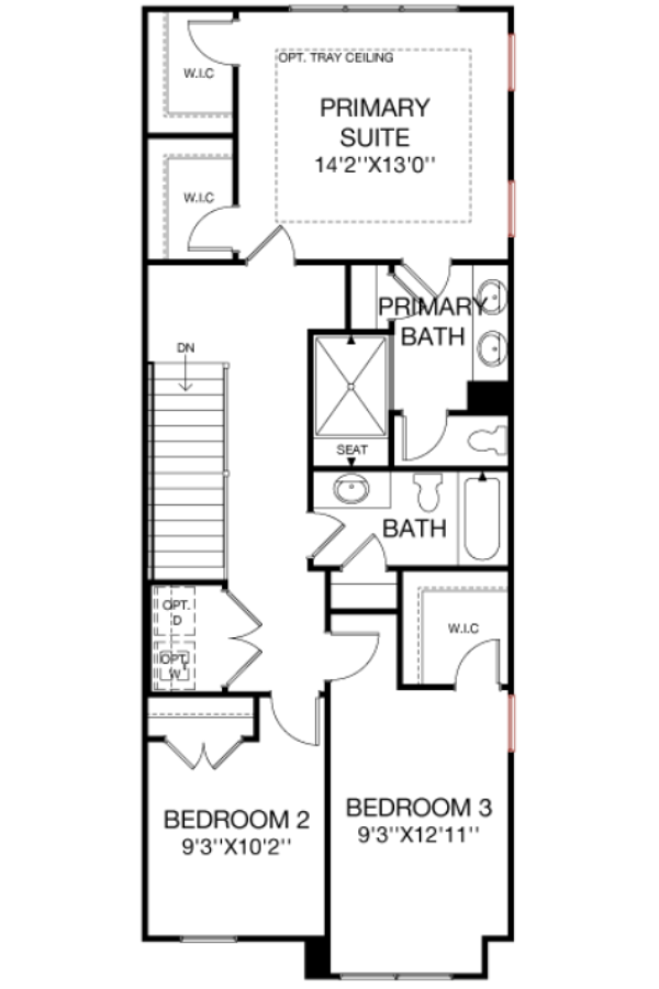 Second Floor floorplan image for 27D Gramercy