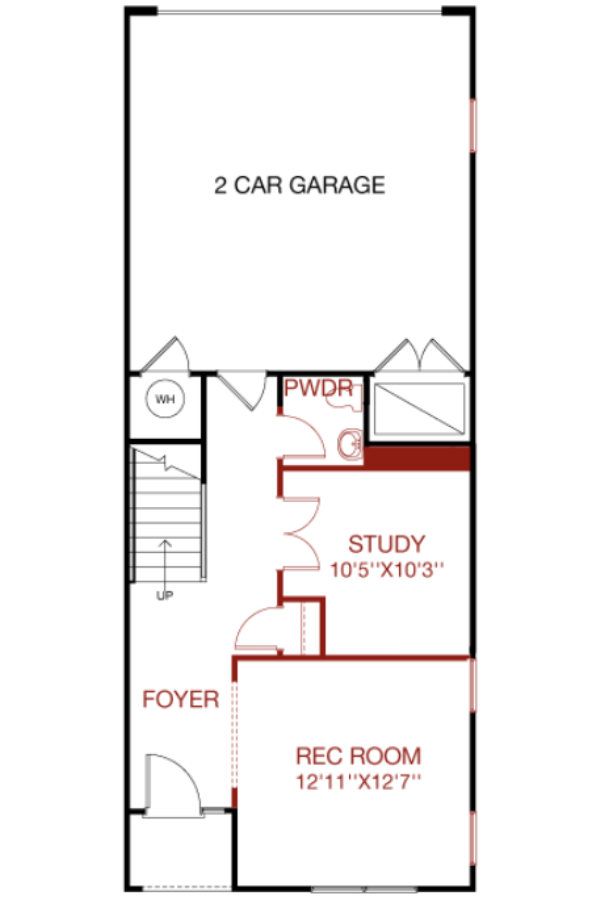Lower Level floorplan image for 27D Gramercy