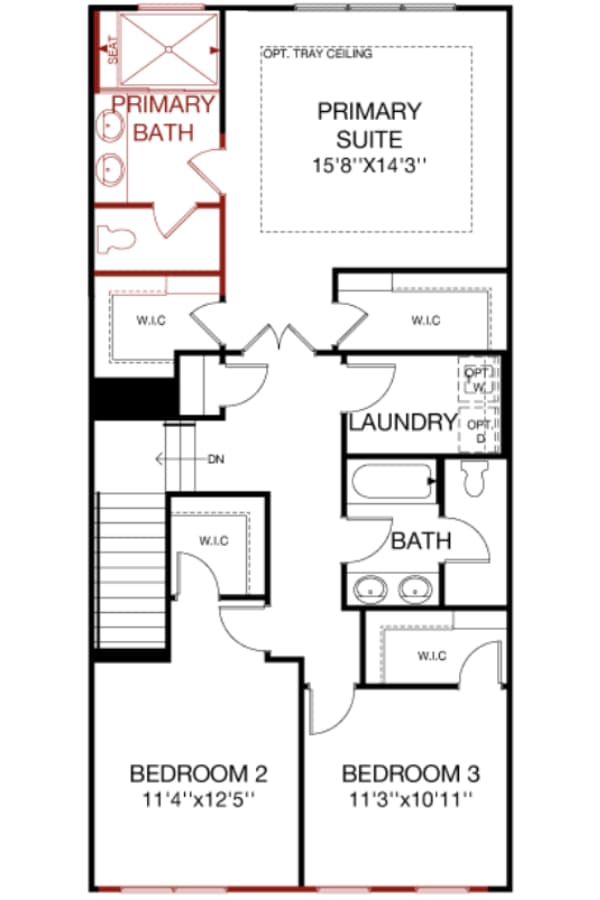 Second Floor floorplan image for 28B Chelsea