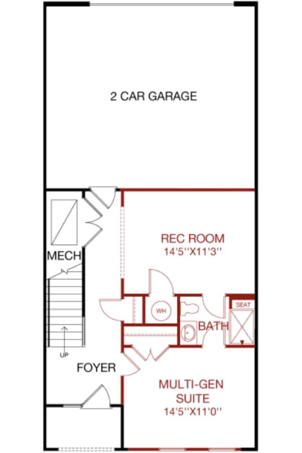 Lower Level floorplan