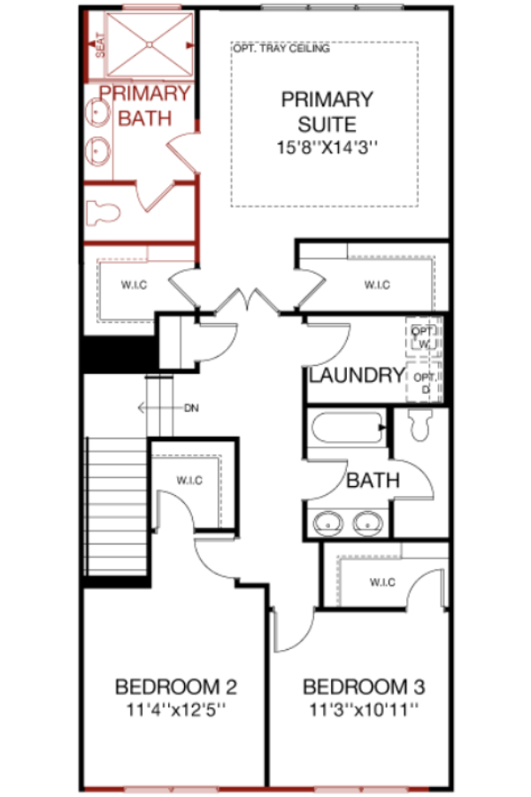 Second Floor floorplan image for 32B Chelsea