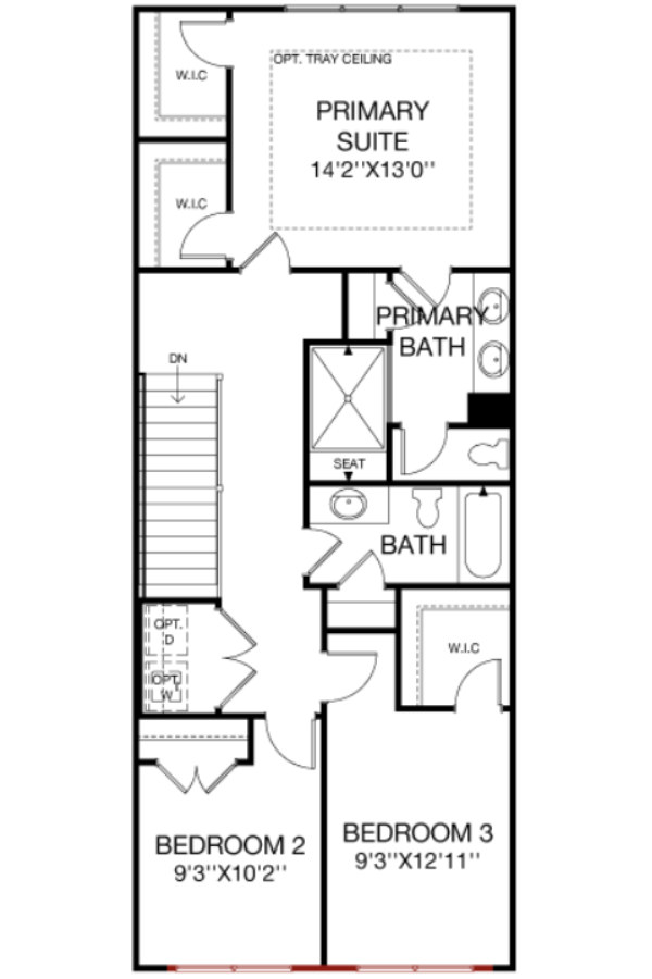 Second Floor floorplan image for 34D Gramercy