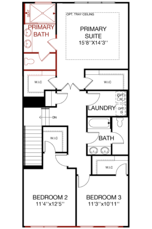 Second Floor floorplan image for 35B Chelsea
