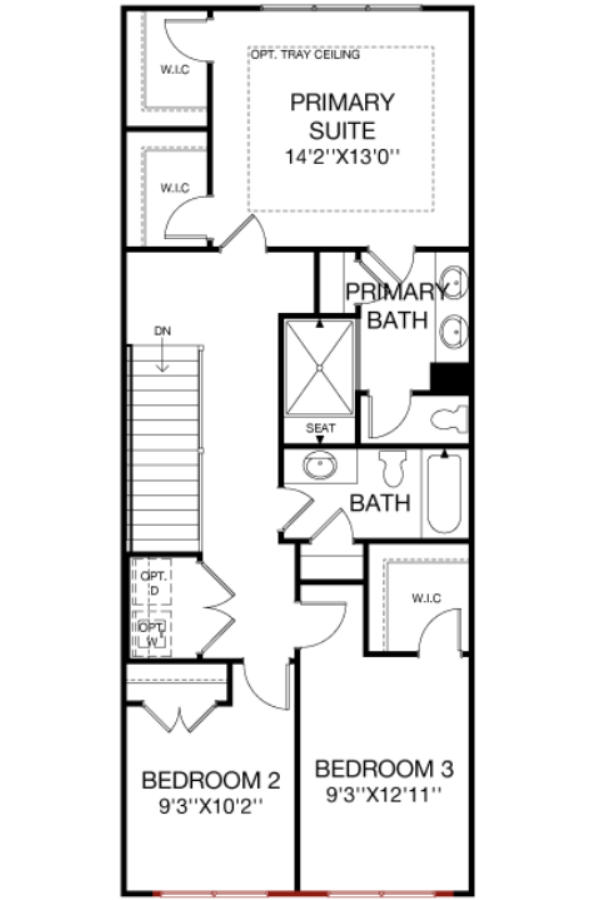 Second Floor floorplan