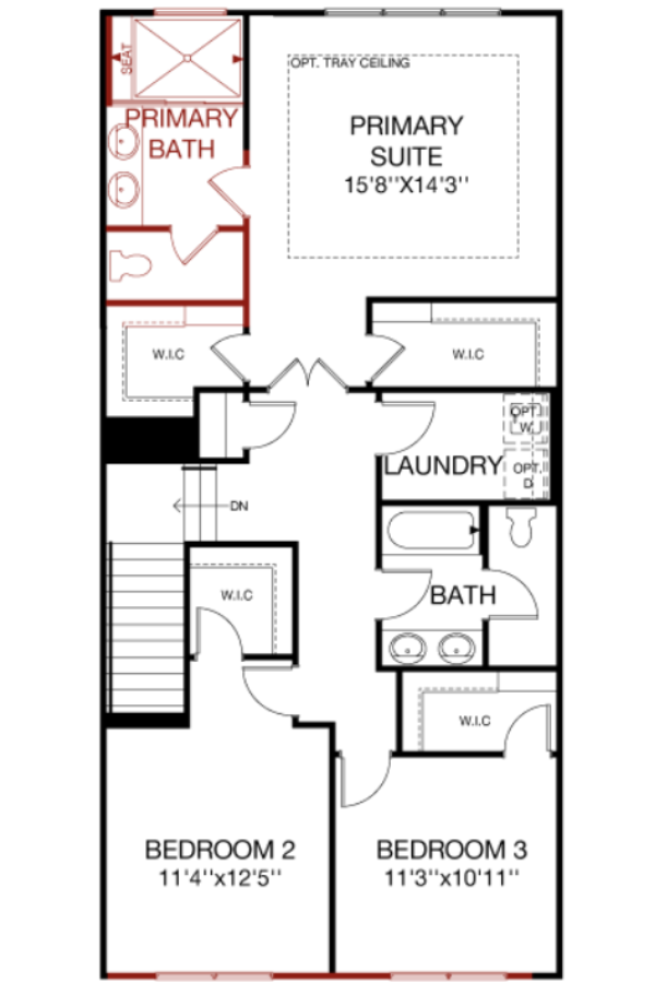 Second Floor floorplan image for 36B Chelsea