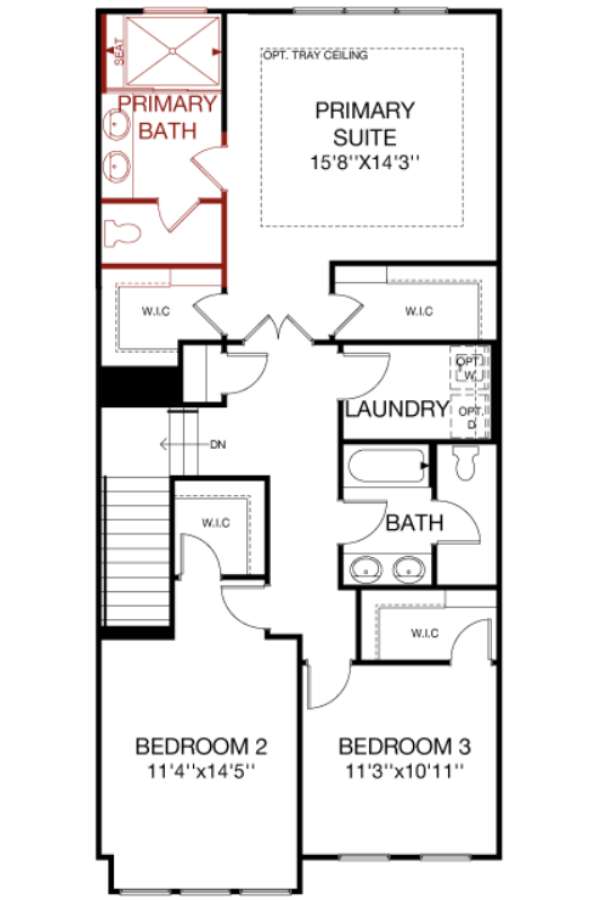 Second Floor floorplan image for 37B Chelsea