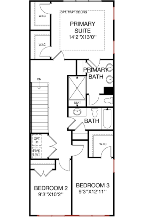 Second Floor floorplan