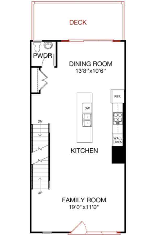 First Floor floorplan image for 43D Greenwich