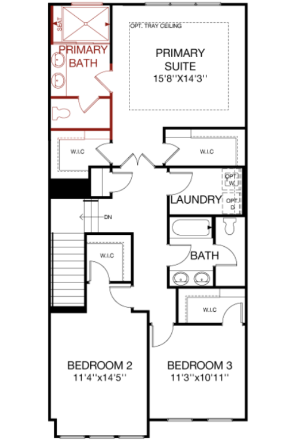 Second Floor floorplan image for 48E Chelsea