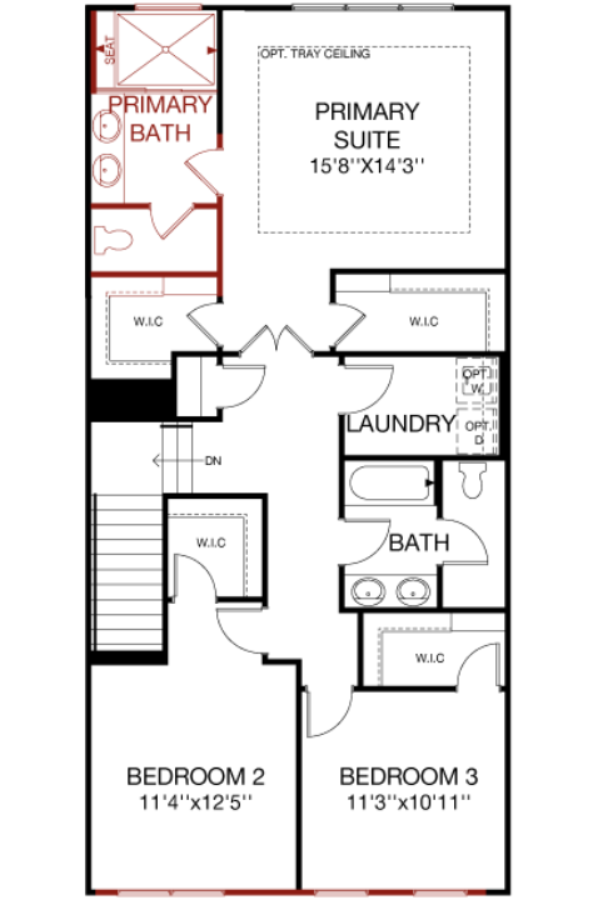 Second Floor floorplan image for 49E Chelsea