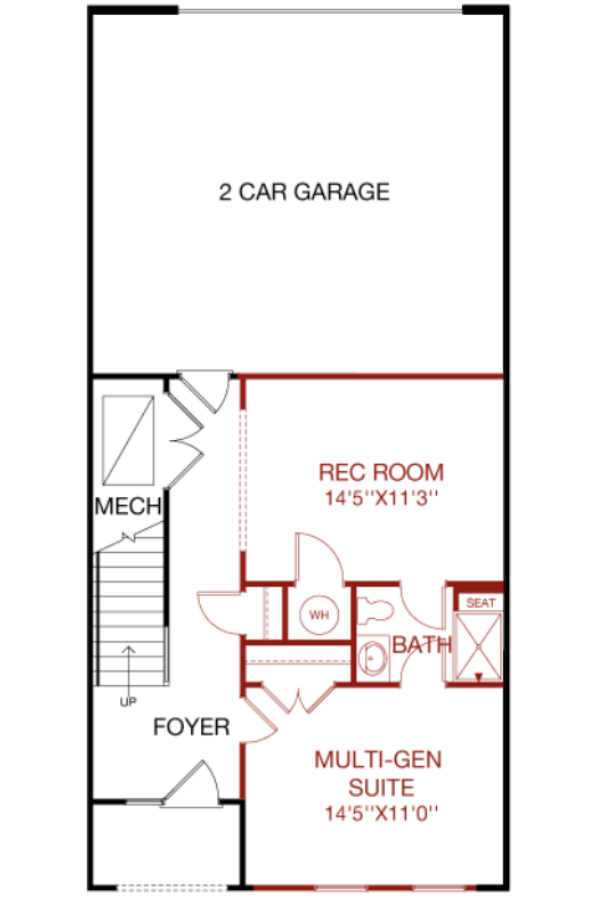 Lower Level floorplan image for 49E Chelsea