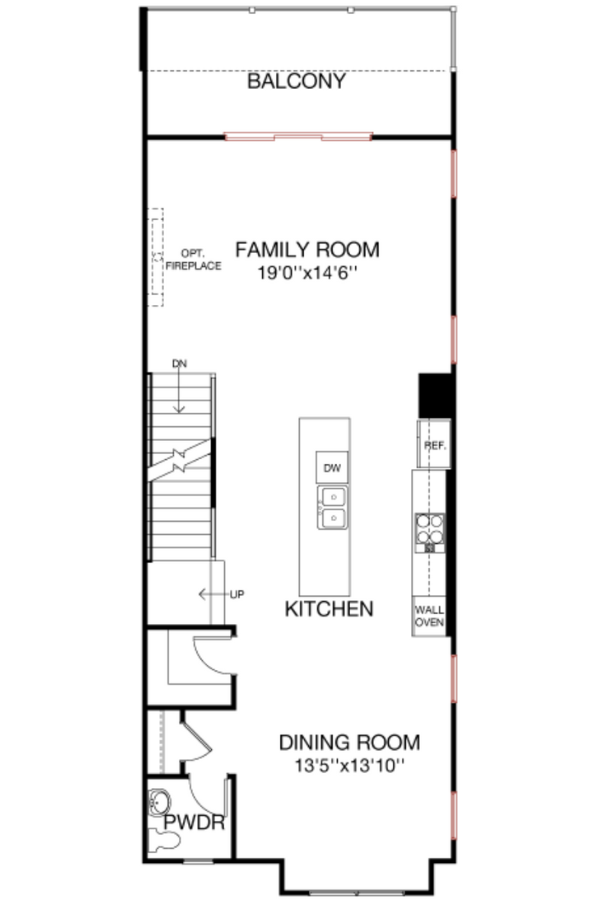 First Floor floorplan image for 4E Gramercy