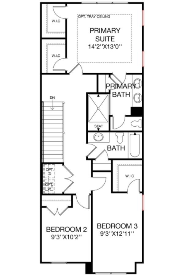 Second Floor floorplan image for 4E Gramercy