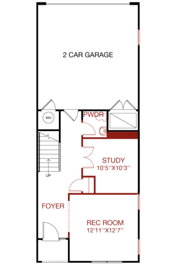 Lower Level floorplan image for 4E Gramercy